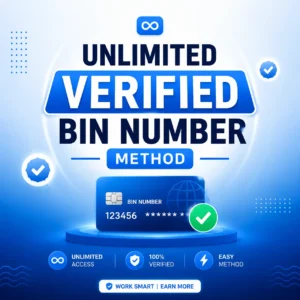 Unlimited Verified BIN Number Method